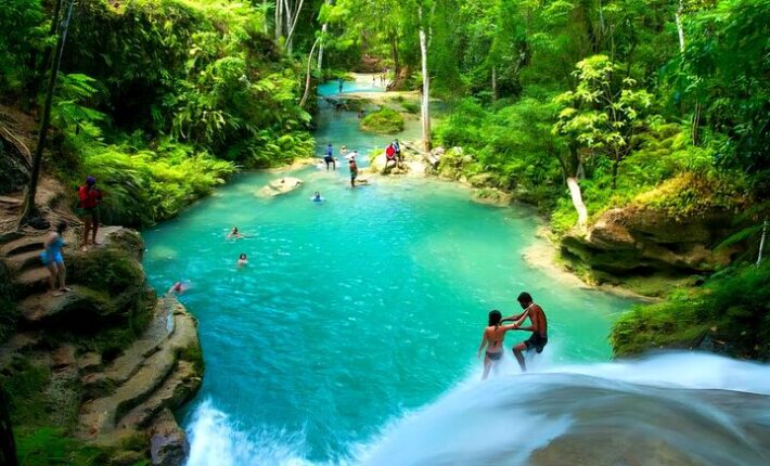 Blue Hole and Bamboo Rafting Ocho Rios