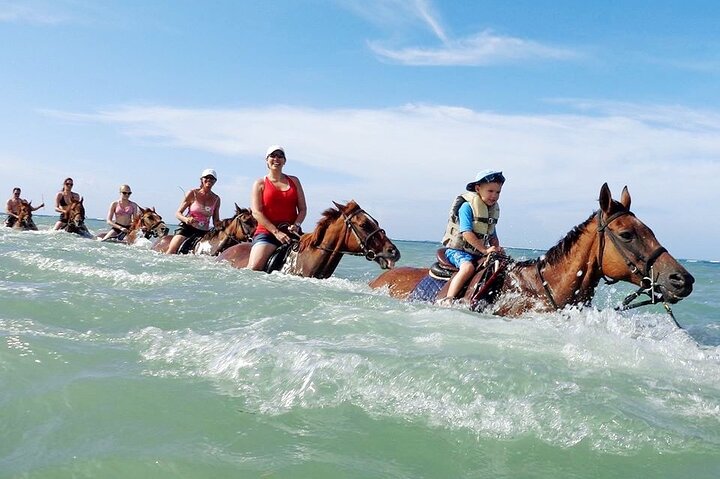 Private Bamboo Rafting and Horseback Riding