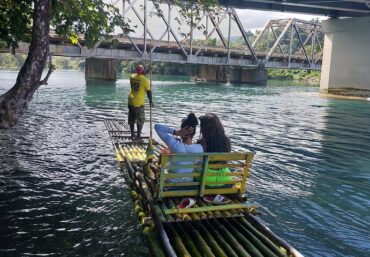 Bamboo Rafting, Frenchman Cove, Boston Jerk Centre in Portland