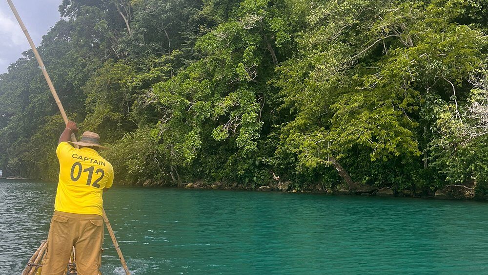 Bamboo Rafting, Frenchman Cove, Boston Jerk Centre in Portland